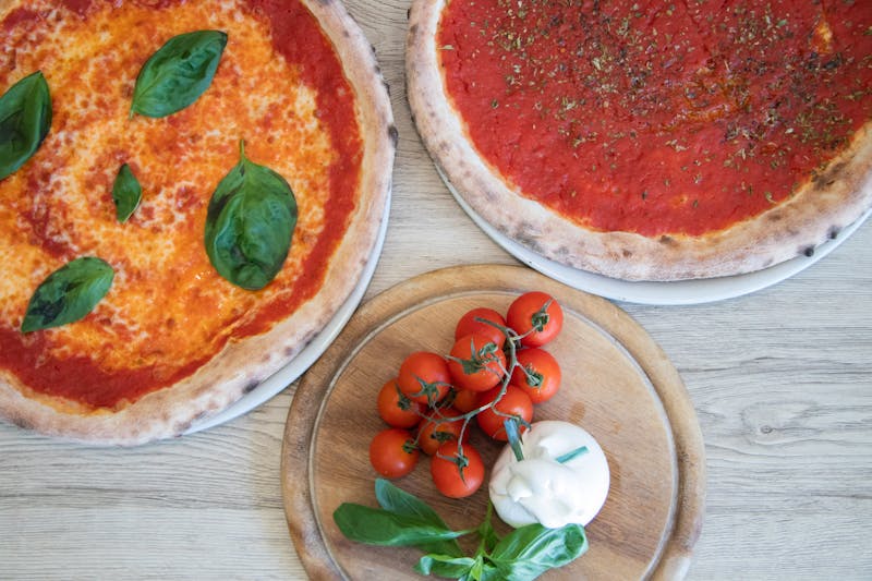 Friss pizza hozzávalók